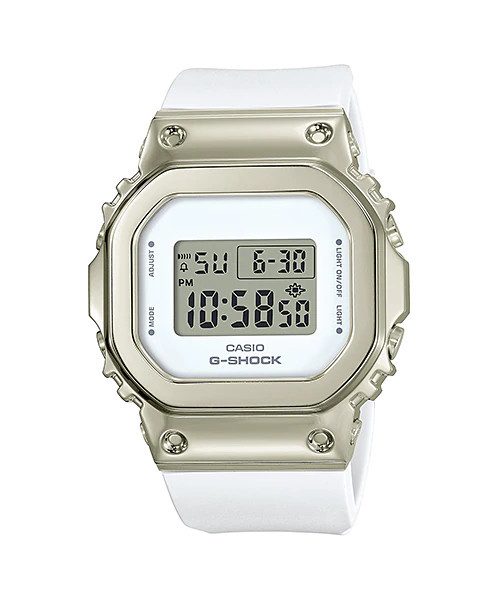 [HCM]Đồng hồ casio nữ dây nhựa G-SHOCK GM-S5600G-7DR chính hãng