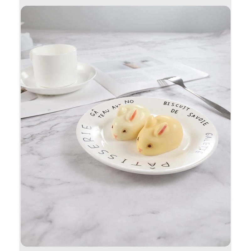 Khuôn Silicon Hình Thỏ Heo Làm Pudding, Làm Thạch Cho Bé