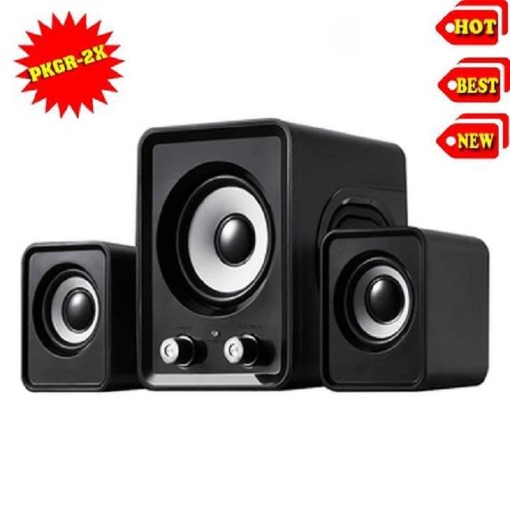 Loa vi tính ft202 công suất lớn, loa nghe nhạc máy tính, bộ 3 loa vi tính để bàn sada ft202 âm thanh chuẩn