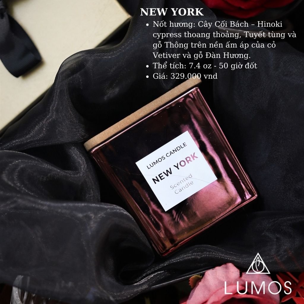 Nến thơm New York (Lumos) - 7.4 oz (210g)