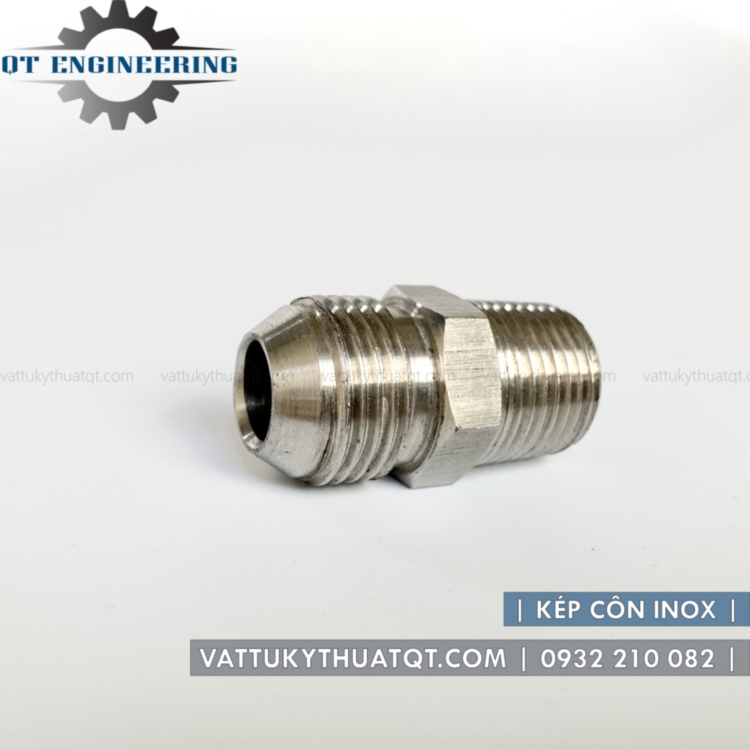 Kép Côn Inox 304 (Hệ Ren Mỹ) - DN15 (phi 21mm) - VATTUKYTHUATQT.COM