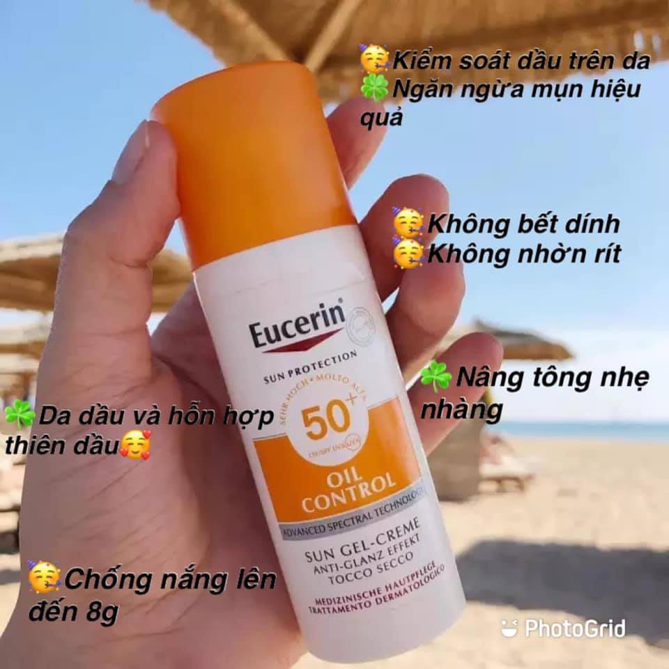 KEM CHỐNG NẮNG Eucerin 50+ Oil Control 50ml