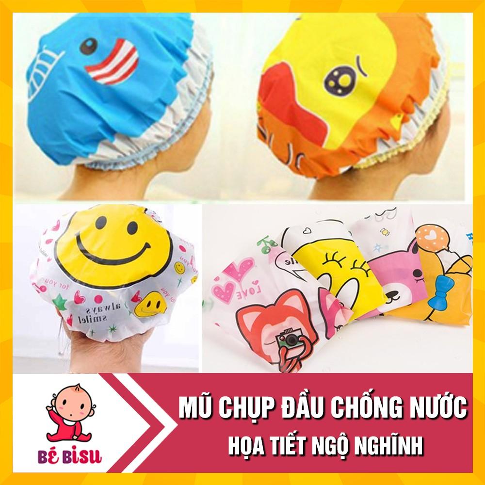 [HCM]Nón trùm tóc khi tắm
