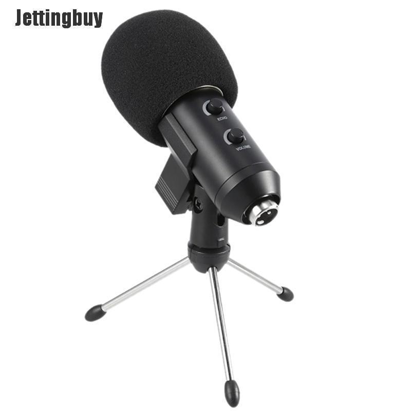 Jettingbuy 2 cái vỏ bọc micrô bằng xốp màu đen kích thước 75*60mm giúp chống tiếng ồn của gió thích hợp với mọi micrô phổ biến - INTL