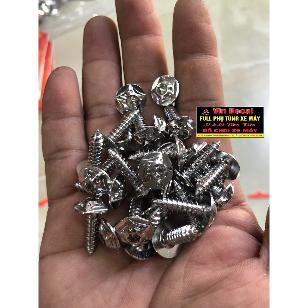 ỐC ÁO 5li XOẮN SALAYA INOX 304 Ốc salaya (VN) xoắn 5li15 dàn áo Ya - Vindecal BD