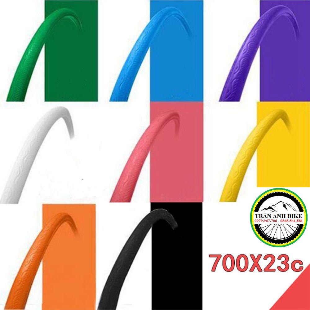 Lốp (Vỏ) Đặc Không Săm Xe Đạp Fixed Gear Single Speed 700x23C (23-622) - 1 Cái