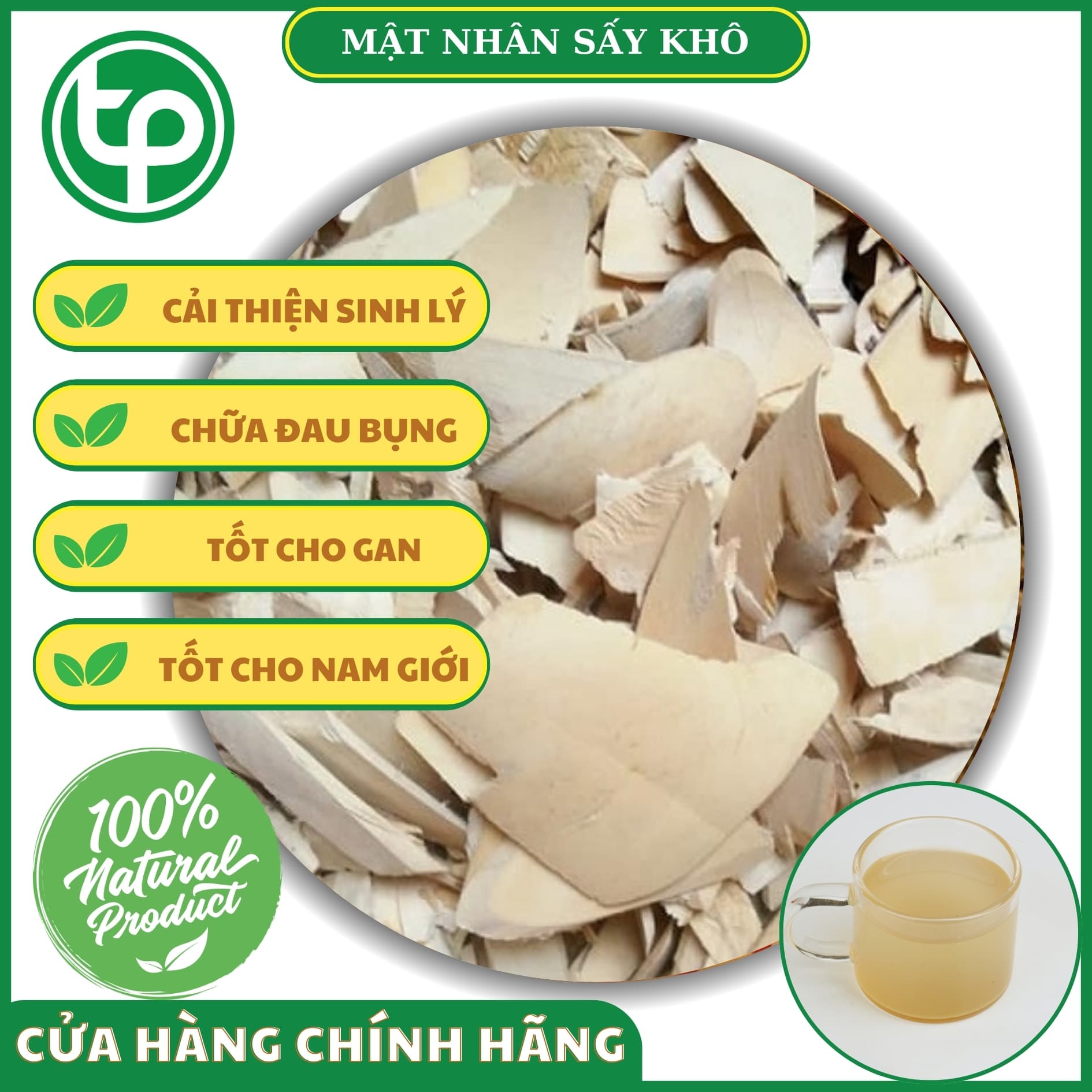 [HOT] Rễ mật nhân khô sắt lát 1kg - Thảo dược Tấn Phát