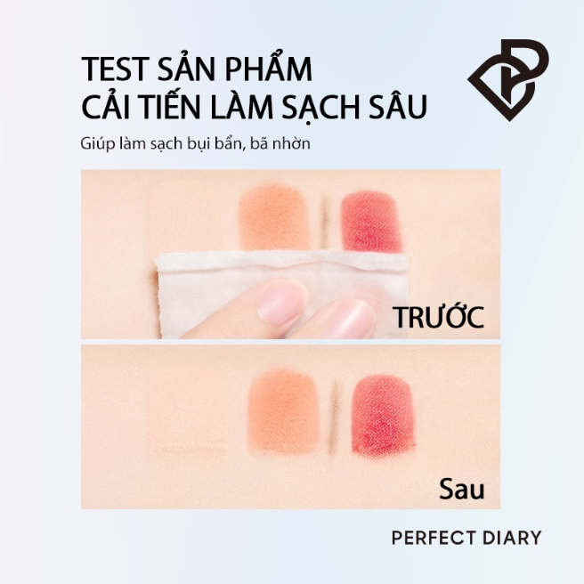 Nước Tẩy Trang Perfect Diary AMINO ACID Làm Sạch Sâu Dịu Nhẹ Giảm Kích Ứng 50ML VM Cosmetic