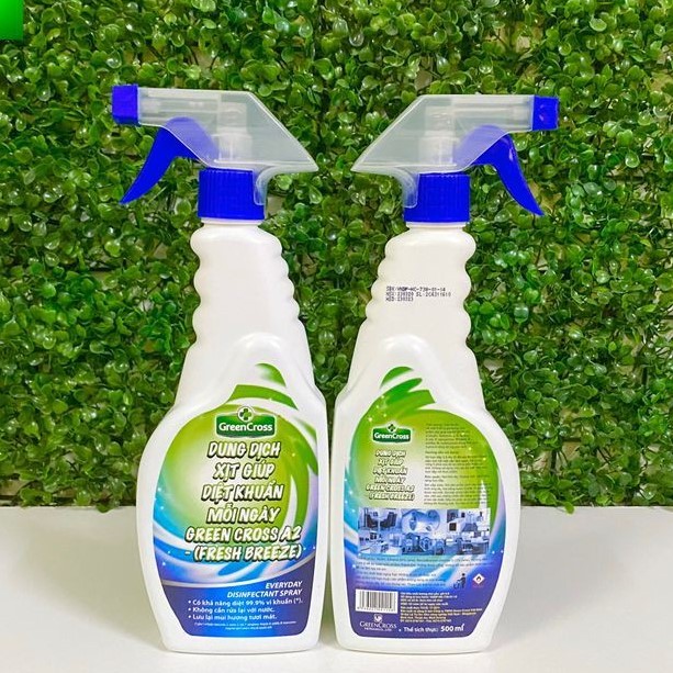 [HCM]Dung Dịch Xịt Diệt Khuẩn Green Cross A2 500ml