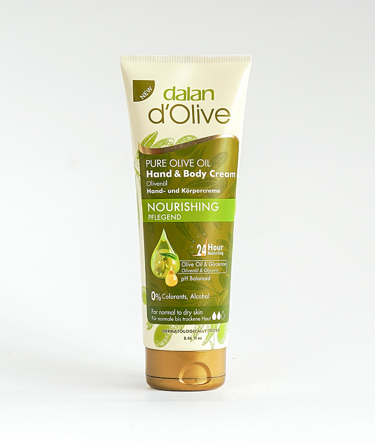 Kem Dưỡng Da Tay Và Toàn Thân Từ Dầu Olive Dalan D’Olive Pure Olive Oil Hand & Body Cream 250ml