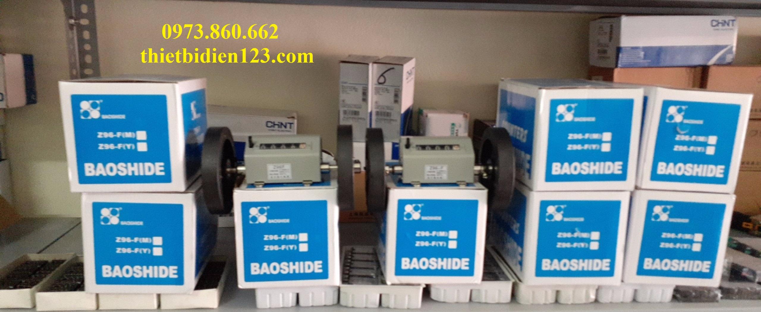 Đồng hồ đo chiều dài mét vải mã yard Z96-F(Y) - Máy đo mét dài BAOSHIDE