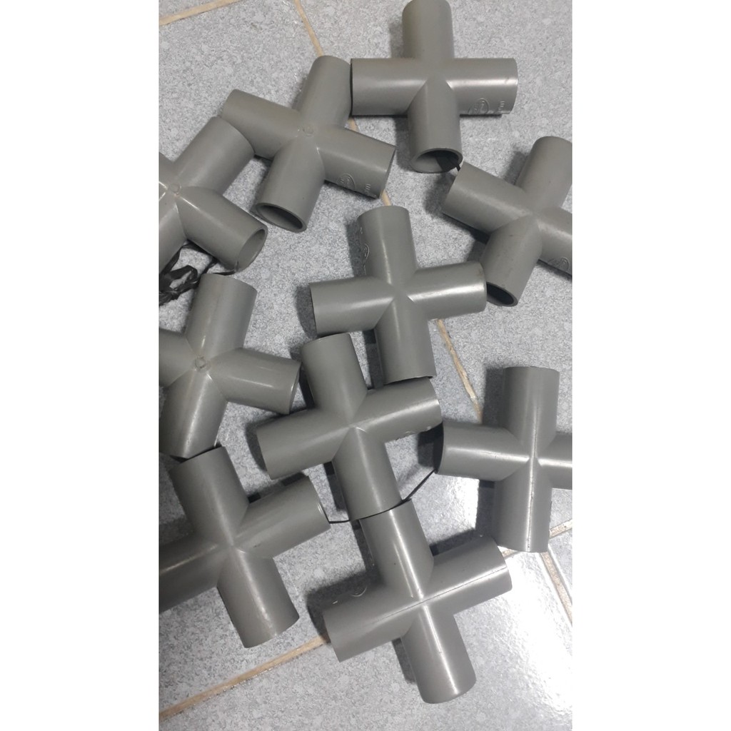 chữ thập nối ống PVC đủ size