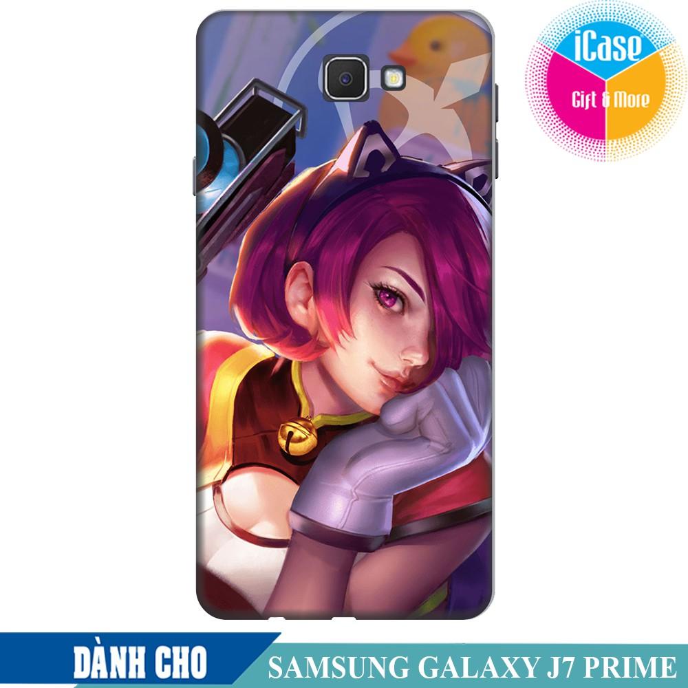 Case for Samsung Galaxy J7 Prime Violet Mèo Siêu Quậy