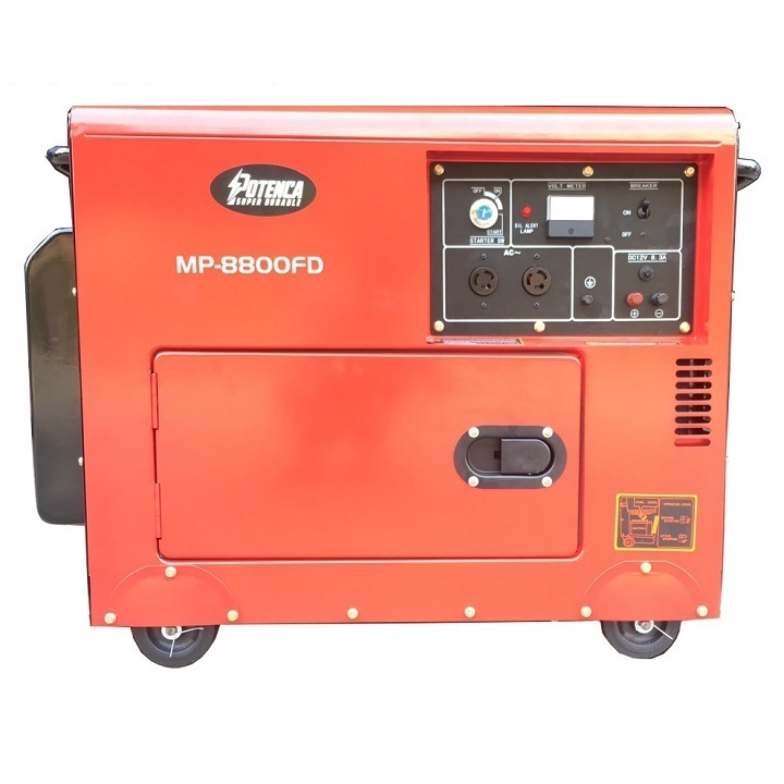 Máy Phát Điện Chạy Dầu 7Kw Potenca MP-8800FD
