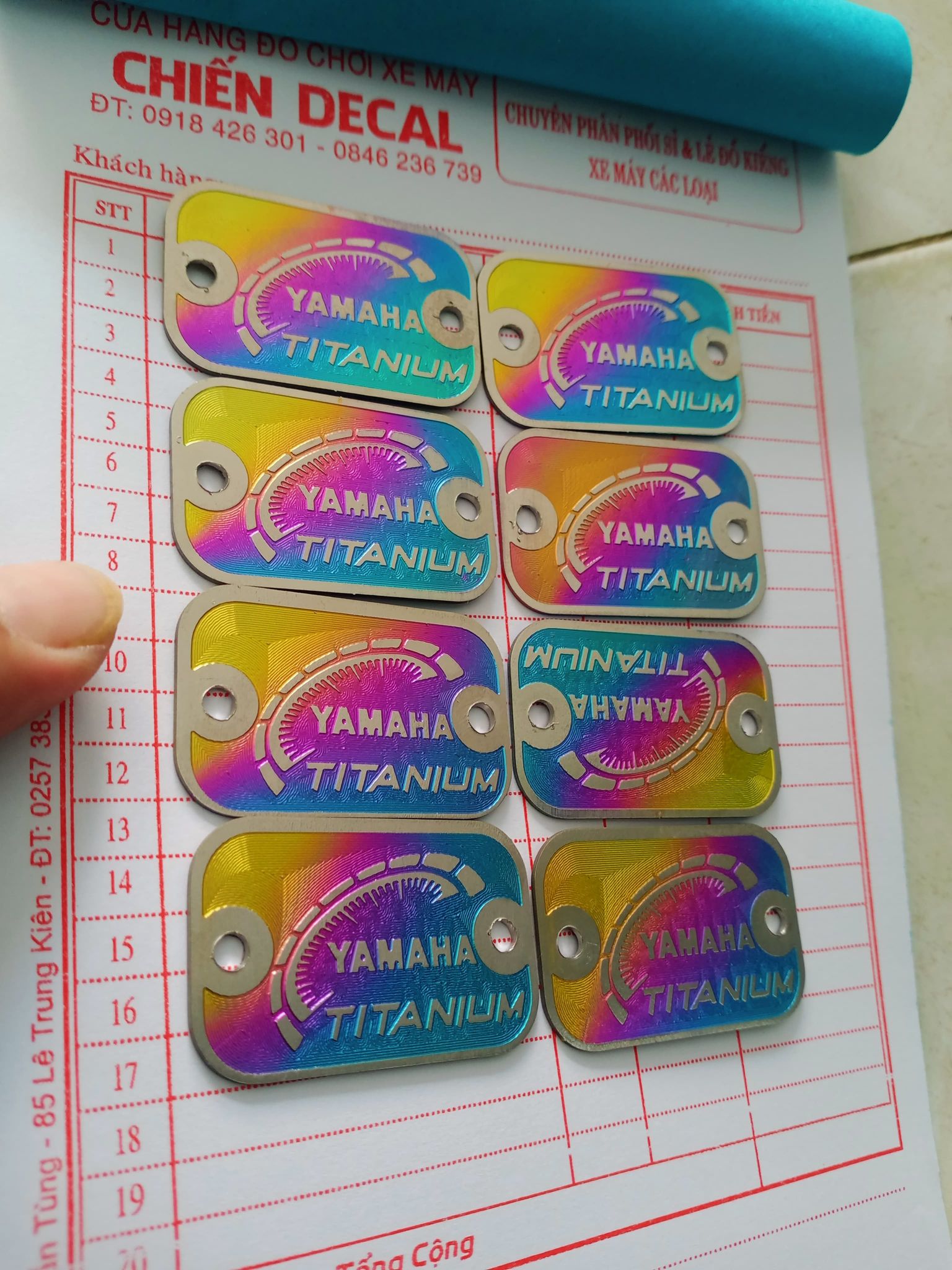 Nắp dầu thắng đĩa trước xe Yamaha.