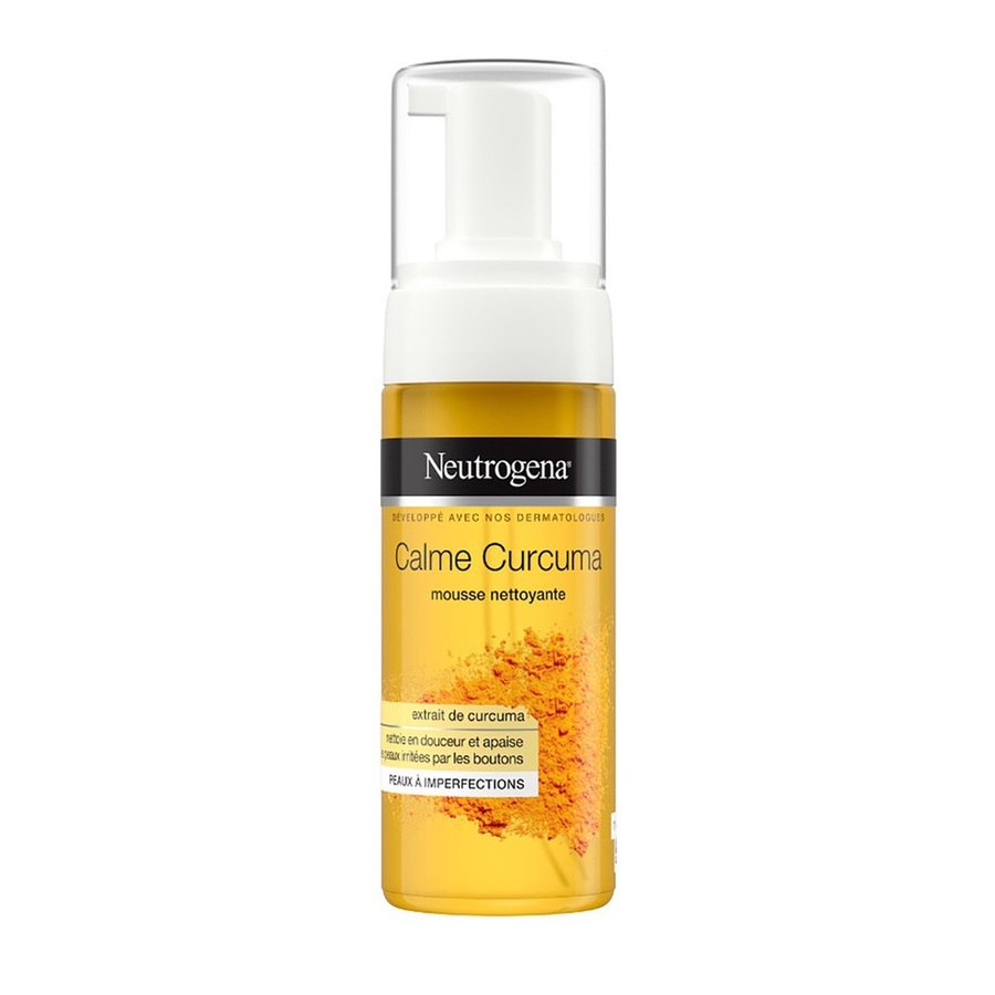 Sữa rửa mặt tạo bọt Neutrogena Nghệ Calme Curcuma Mousse Nettoyante 150ml