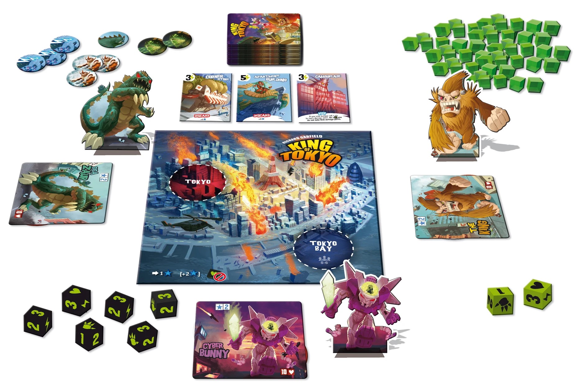 [US] King of Tokyo - Trò Chơi Board Game