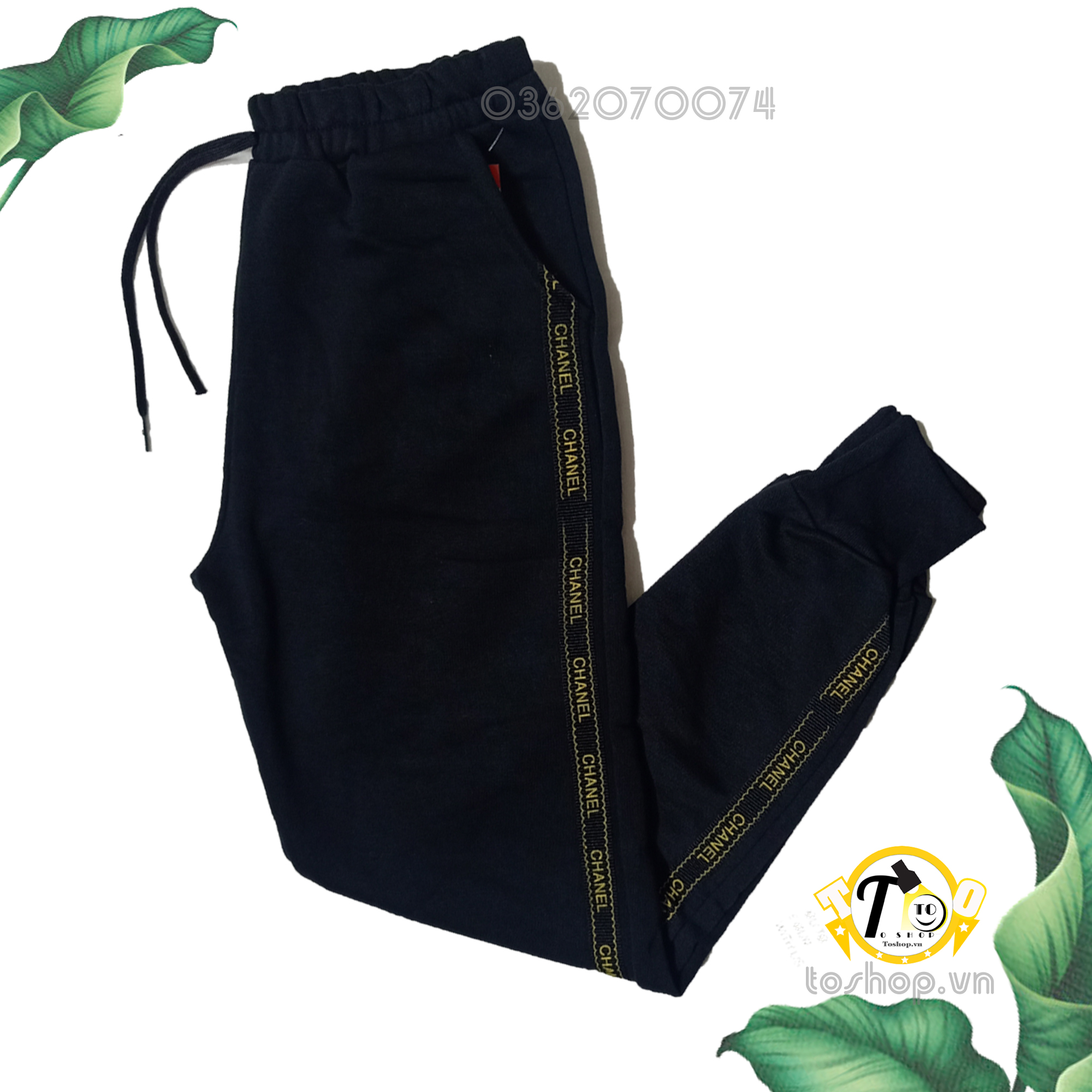 [HCM]Quần Jogger Nam - Nữ Viền Vàng Nmoi [ảnh + video thật by toshop]