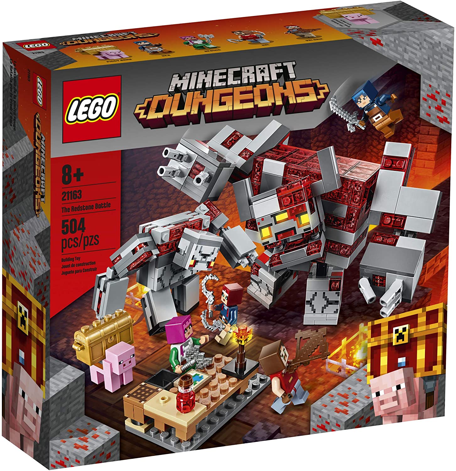 Đồ chơi LEGO MINECRAFT - Đại Chiến Đá Đỏ - Mã SP 21163