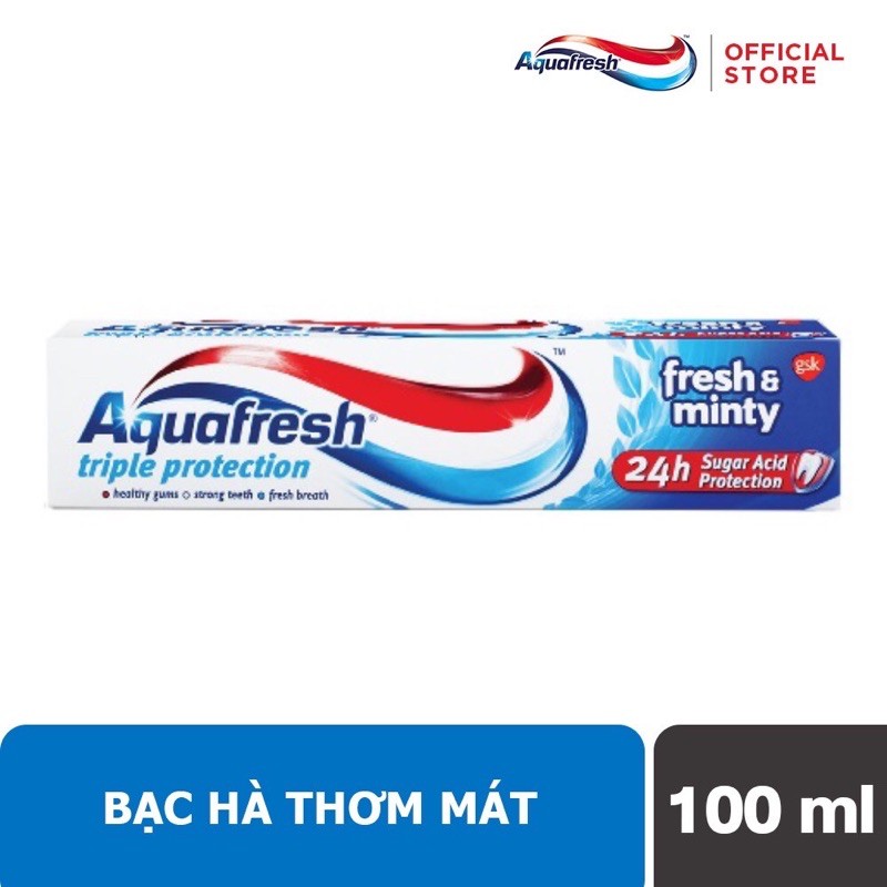 [HCM]Kem Đánh Răng Aquafresh Minty 100G
