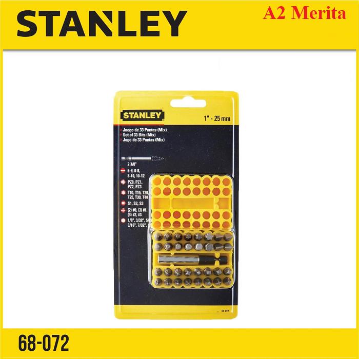 33 chi tiết bộ đầu vít stanley 68-072