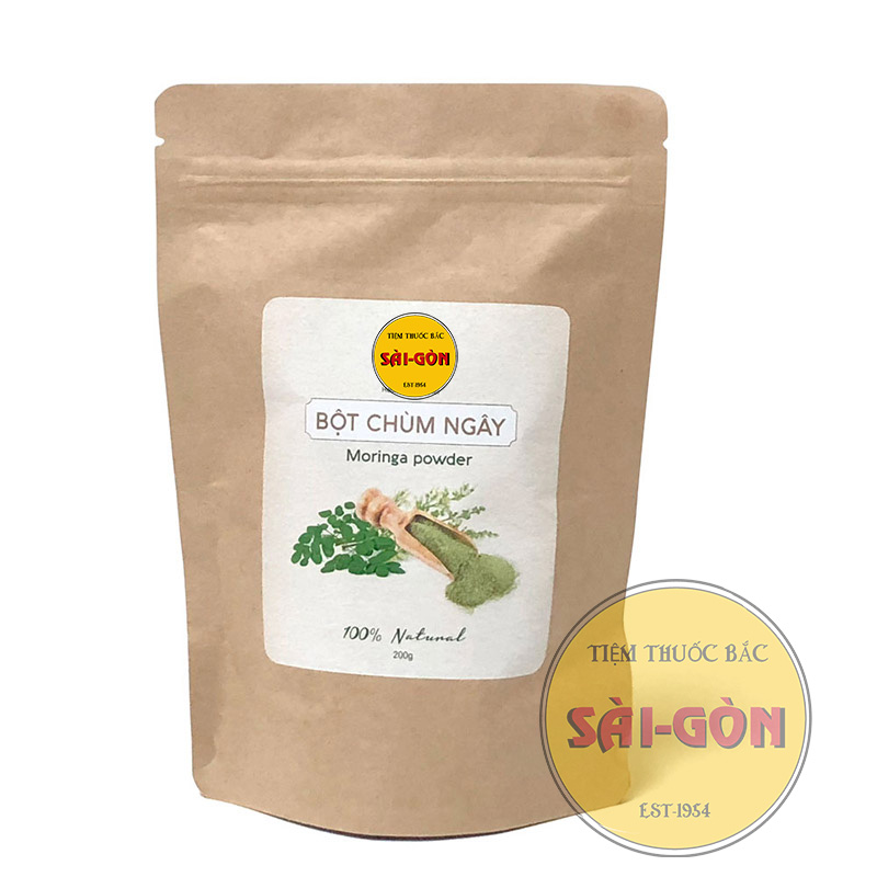 [HCM]Bột Chùm Ngây Nguyên Chất 100% - Bột Ăn Dặm Cho Bé 100gram