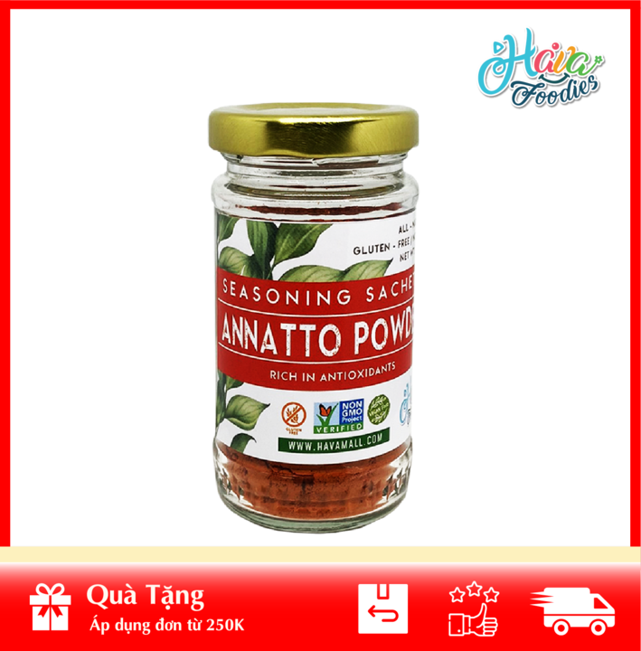 Bột điều lọ thuỷ tinh 50gr - annatto powers