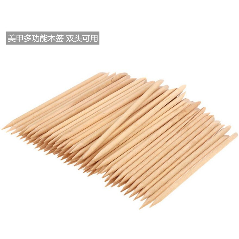 Bộ 100 Que Gỗ lấy khóe móng lấy keo dính móng giả