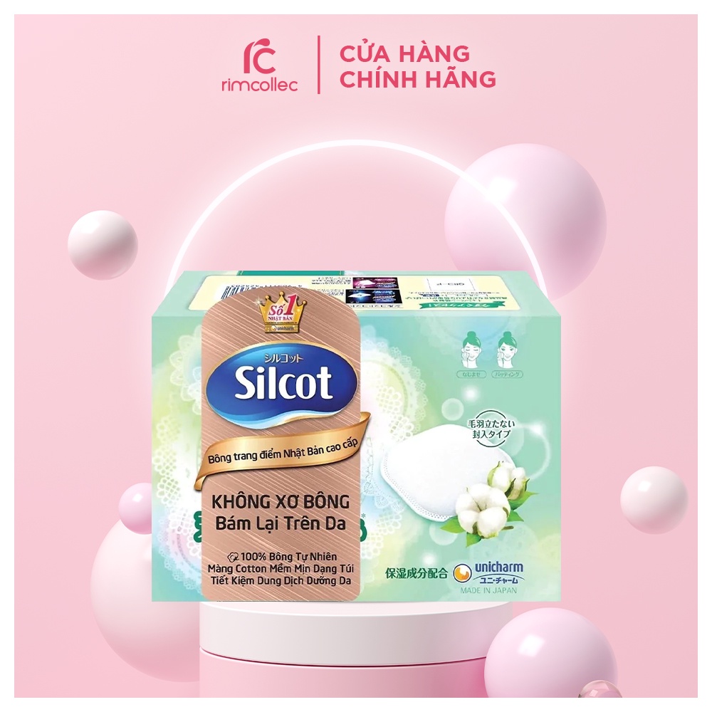 Bông Tẩy Trang Cao Cấp Silcot Premium 66 miếng