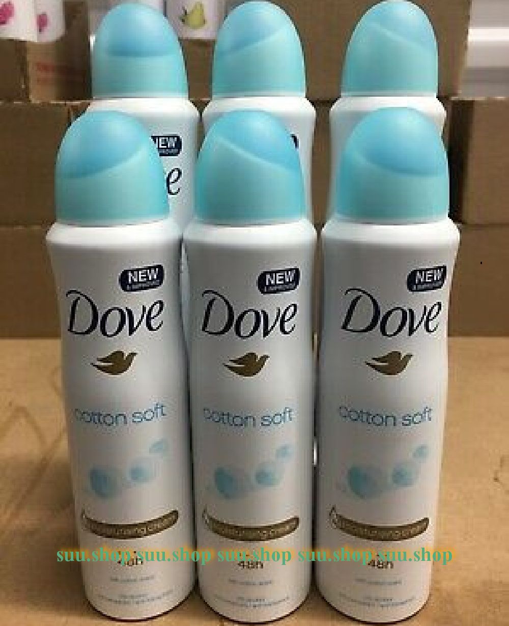 Xịt Khử Mùi Dove Cotton Soft 48H 150ml