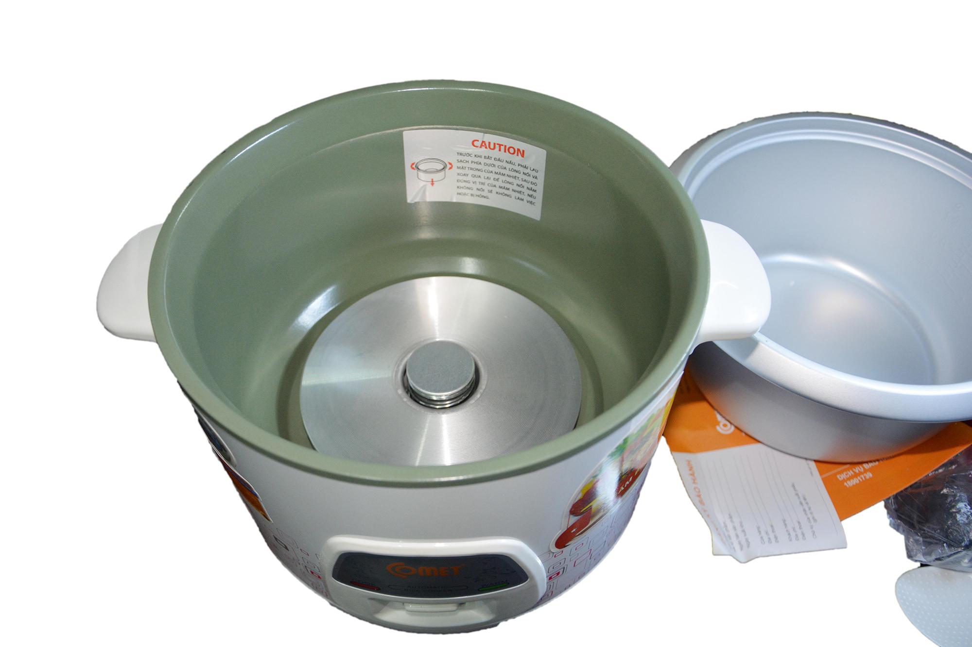 [HCM]Nồi cơm điện nắp rời Comet CM8009 12 Lít