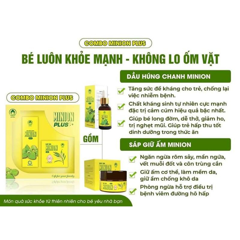 Dầu húng chanh Minion 30ml