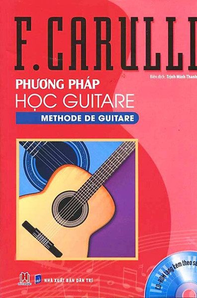 Sách Học Đàn Ghi ta -  Phương pháp học guitare - F.carulli - Kèm CD