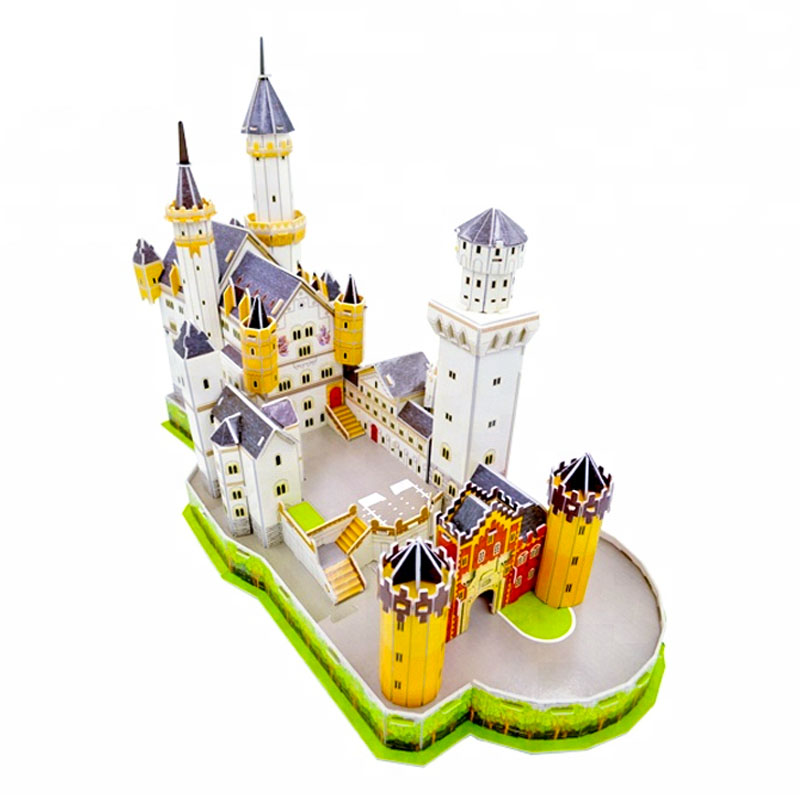 Mô hình giấy 3D - 9602 (G168-9) - Lâu Đài Neuschwanstein G168-9 [109 Chi Tiết]