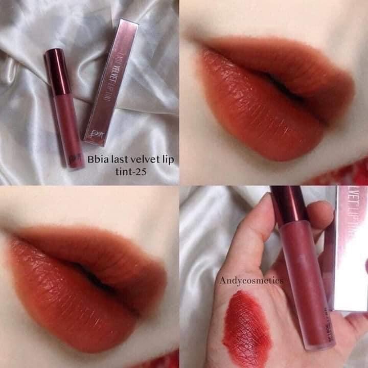 Son Kem Lì Bbia Last Velvet Lip Tint Version 5 - 25 Final Note