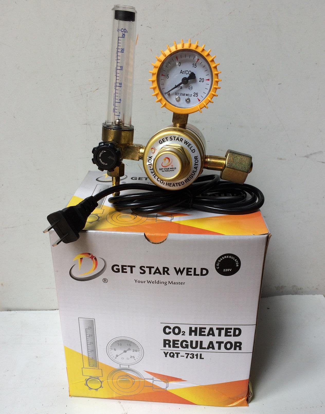 Argon regulator adjusment