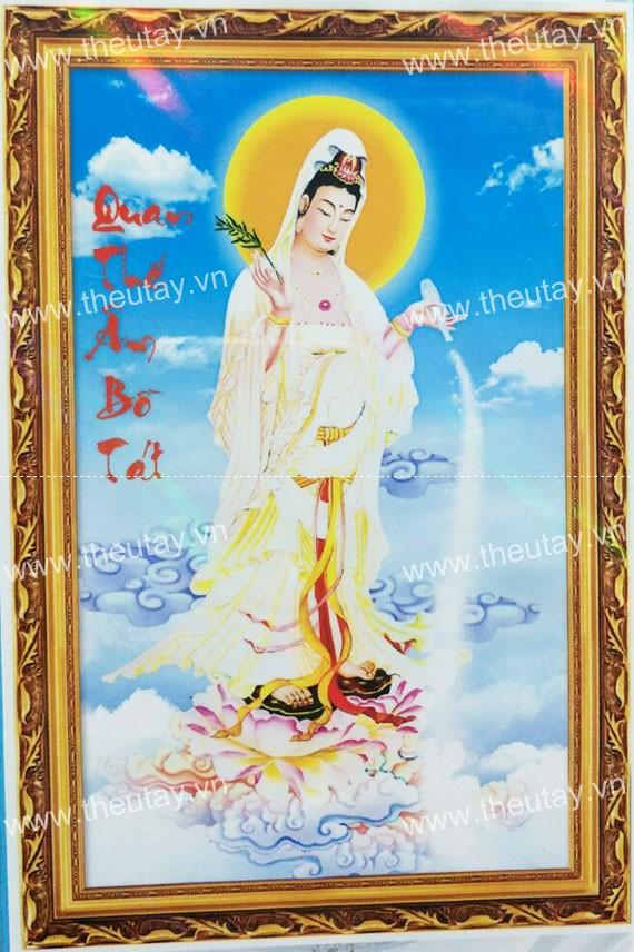 Tranh đính đá kim cương abc quan thế âm bồ tát yn5328 kt 51x81cm
