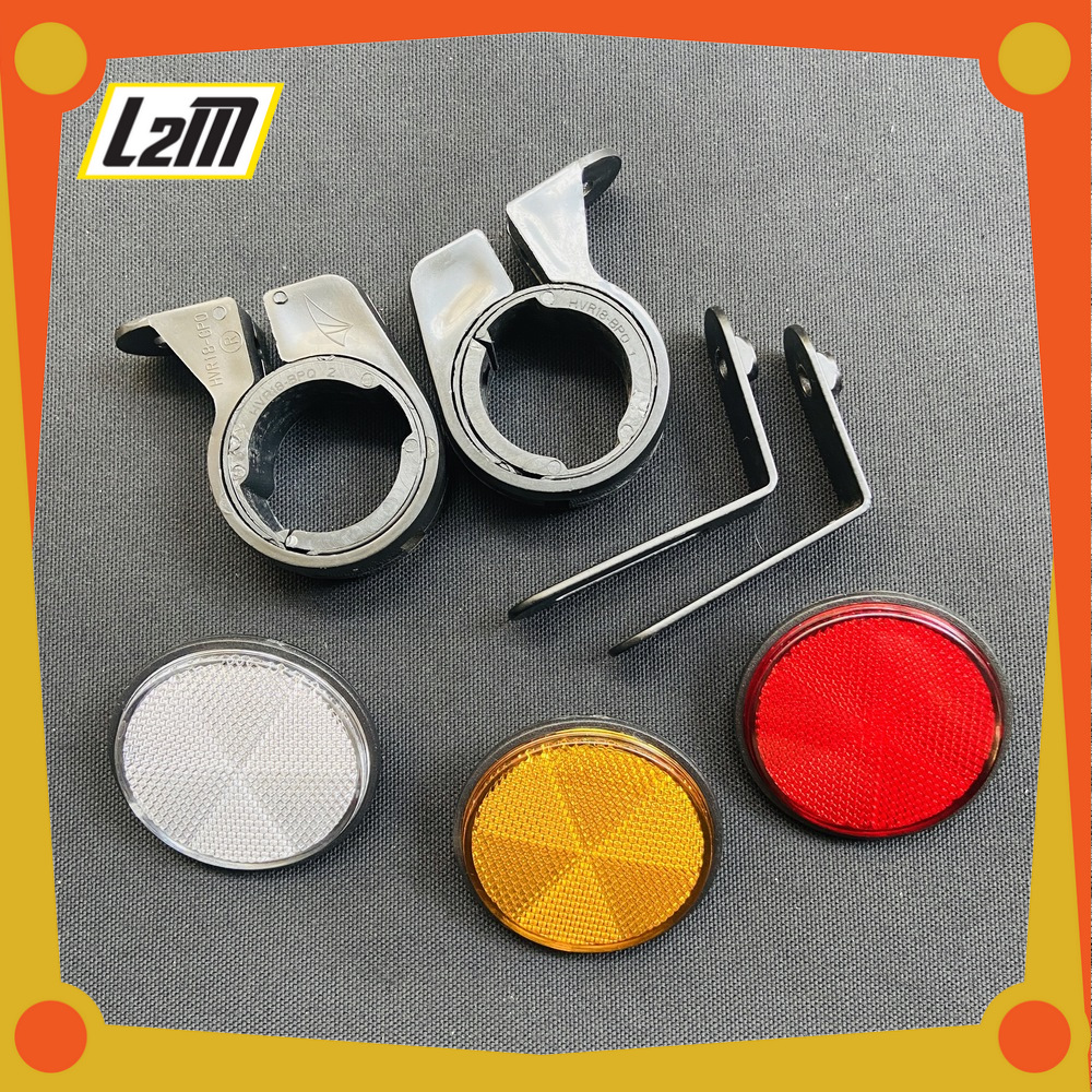 COMBO MẮT MÈO PHẢN QUANG TRÒN GẮN CHÂN PHUỘC VÀ BIỂN SỐ