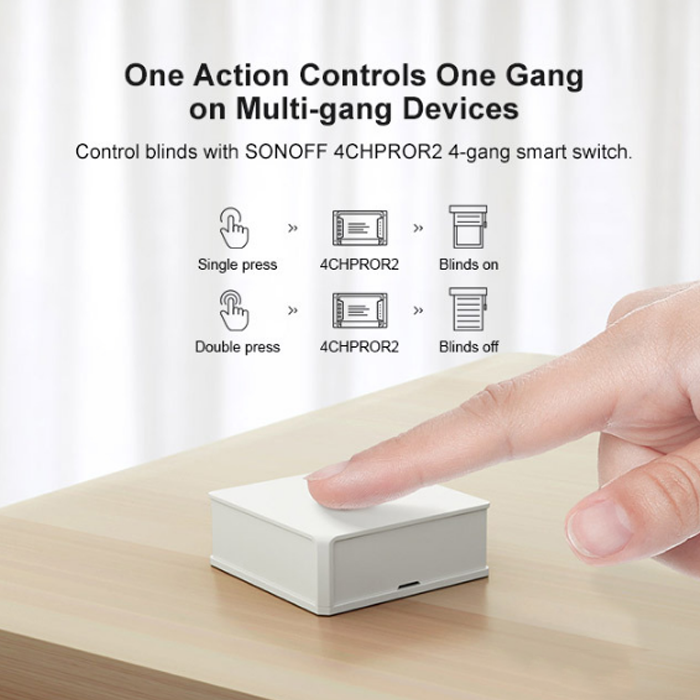 Wall Scene Switch Stickers ZigBee 3.0 Sonoff SNZB-01 (Support HomeAssistant)