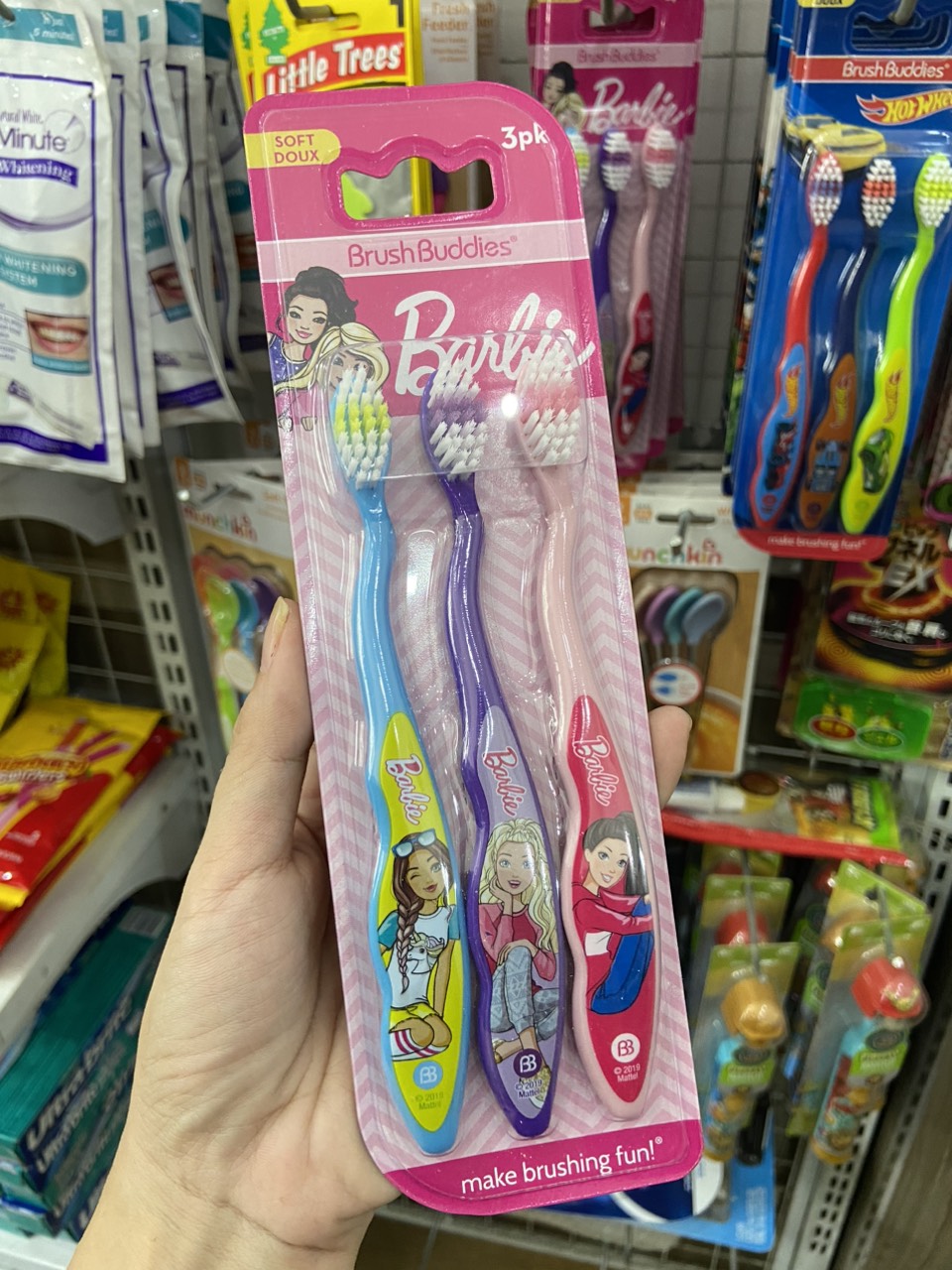 Set 3 bàn chải đánh răng Firefly bảo vệ nướu cho bé