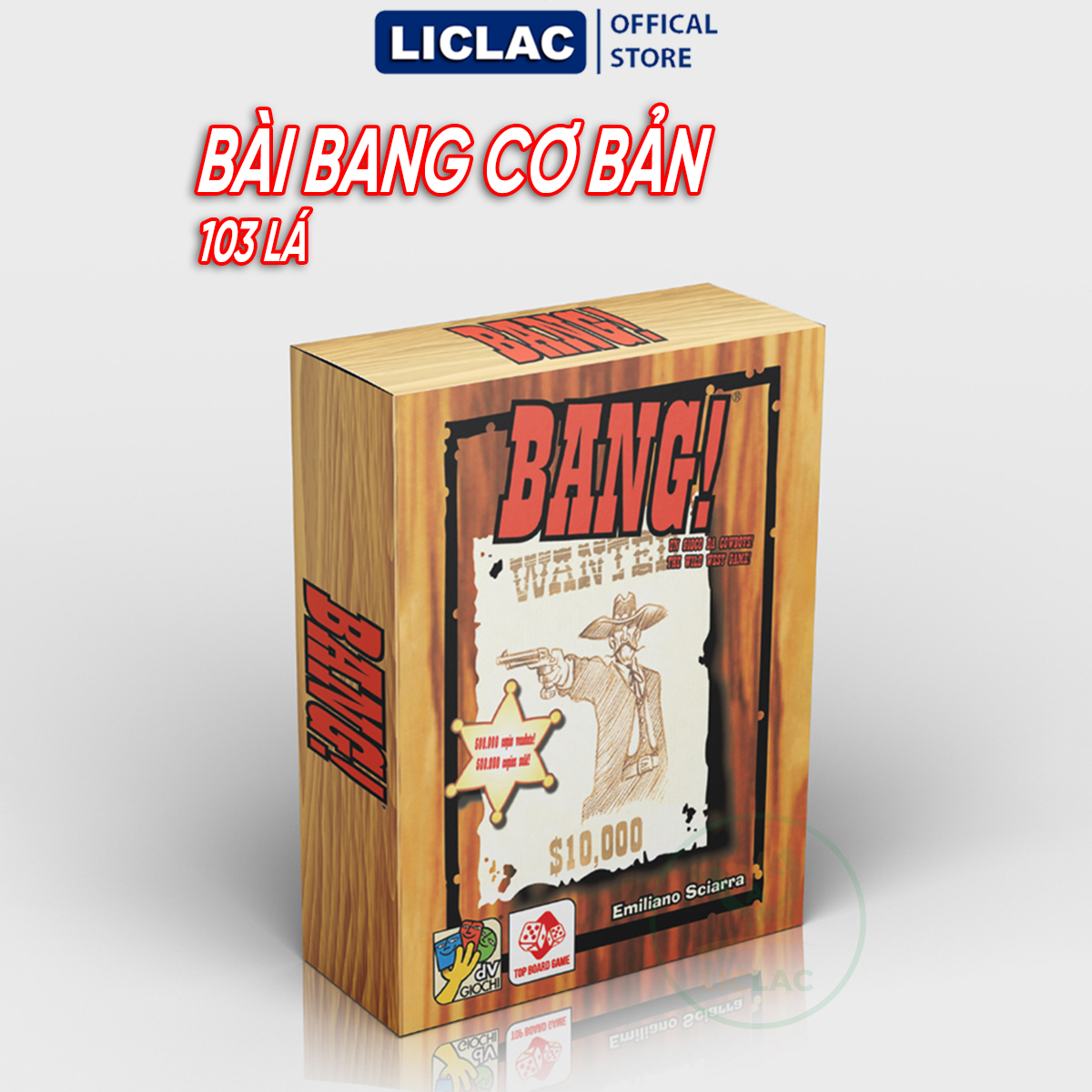 Bài bang việt hóa cơ bản + mở rộng 166 lá, đồ chơi boardgame bang! dodge city giải trí cùng gia đình và bạn bè - liclac