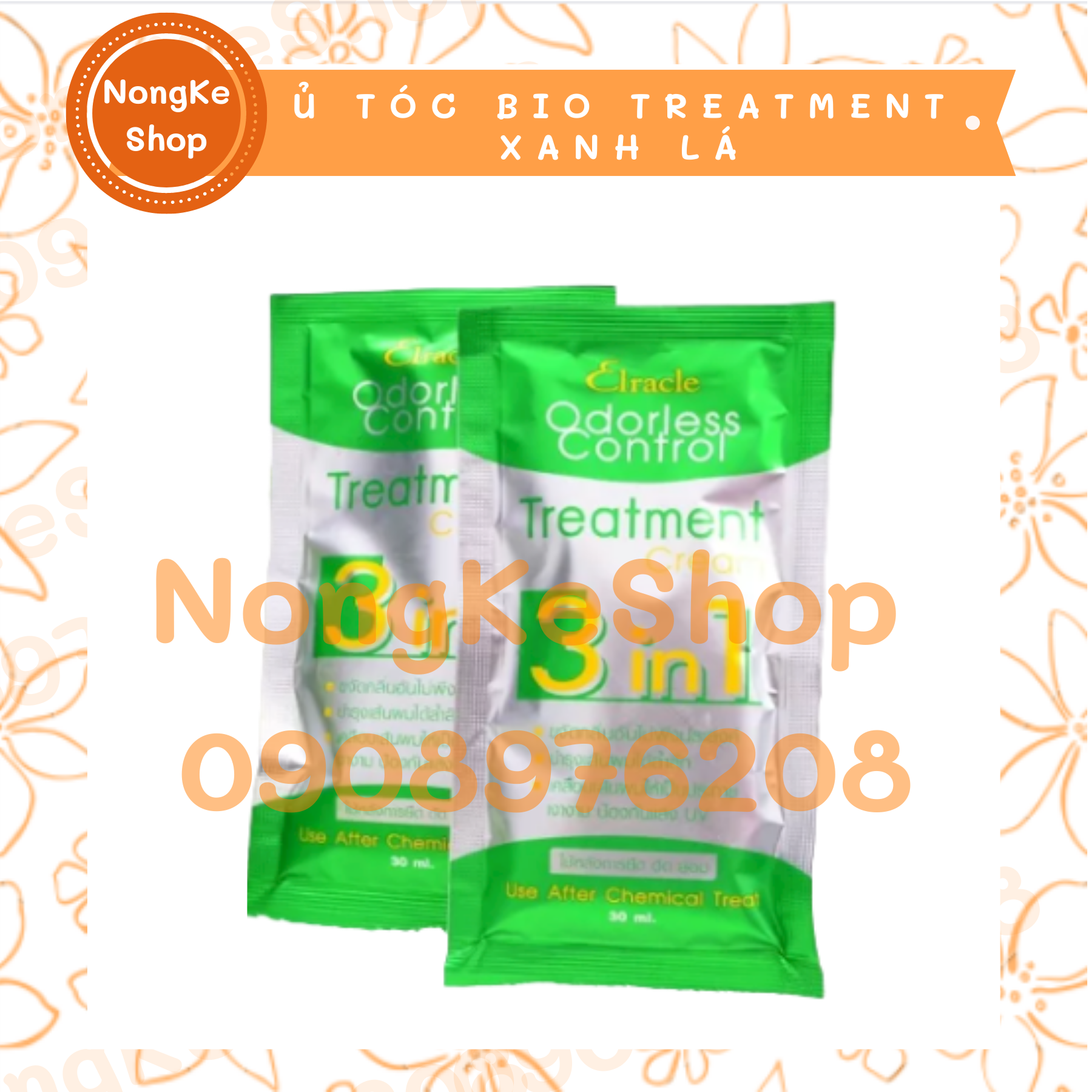 (100% Thái) Gói ủ tóc BIO TREATMENT Thái Lan