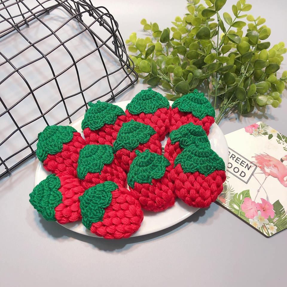 Túi đựng tỏi Quả Dâu hand made cho bé