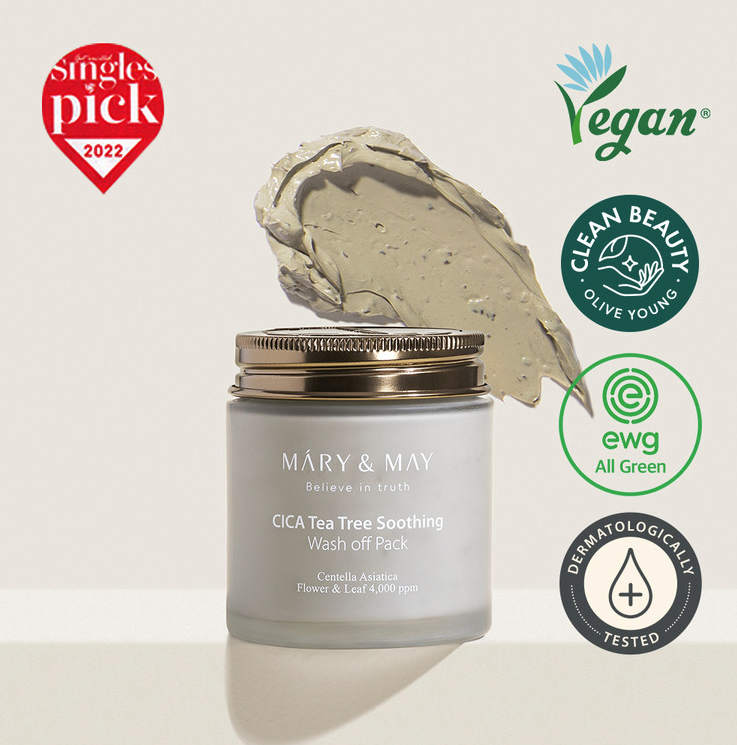 [Nhacuabeautyholic] Mặt nạ đất sét MARY & MAY WASH OFF MASK PACK