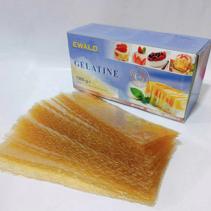 Lá gelatine Đức ( 1 lá 2,8-3,2g )