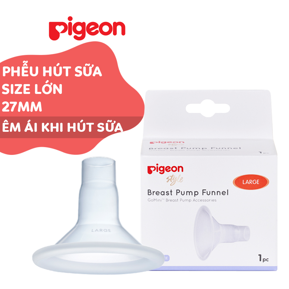 Phễu hút sữa Pigeon Size lớn (1 cái/hộp)
