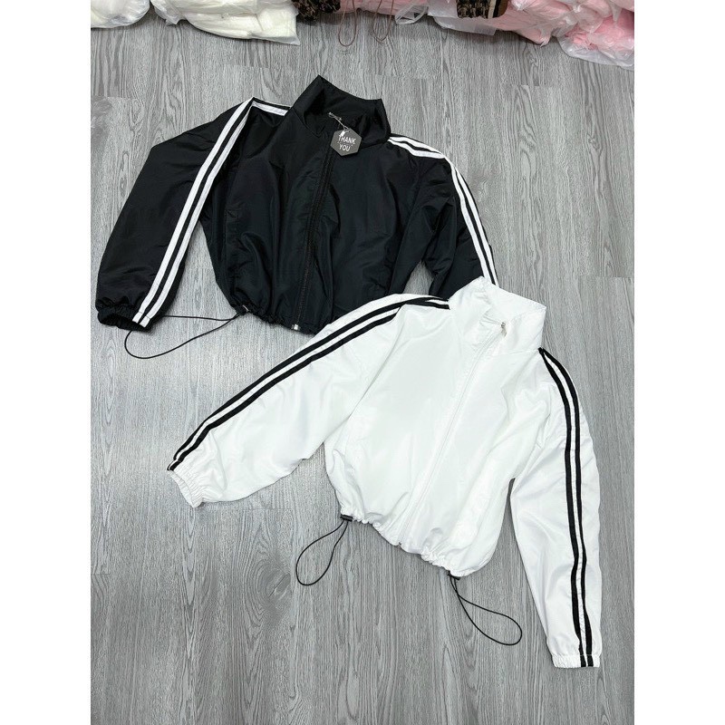 Áo Dù Croptop Kiểu Dáng Cá Tính Sành Điệu.Tp