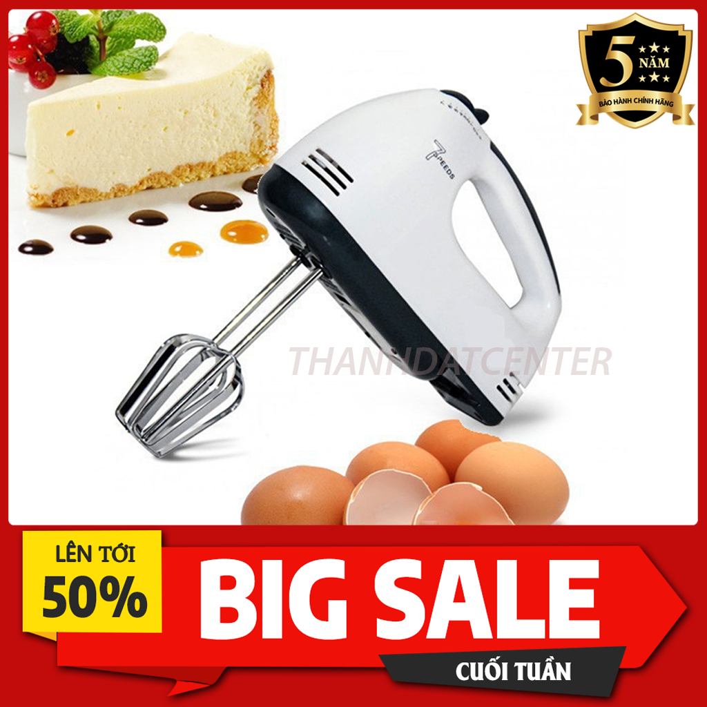Máy đánh trứng cầm tay 7 cấp độ BẢO HÀNH 6 THÁNG