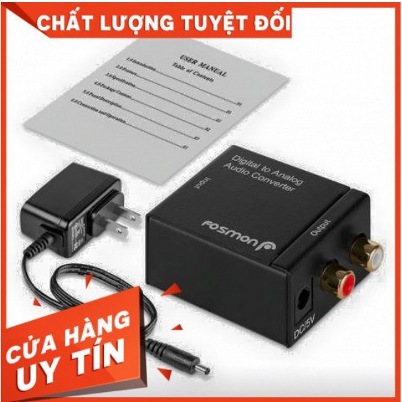[HCM]Bộ chuyển đổi âm thanh optical đen
