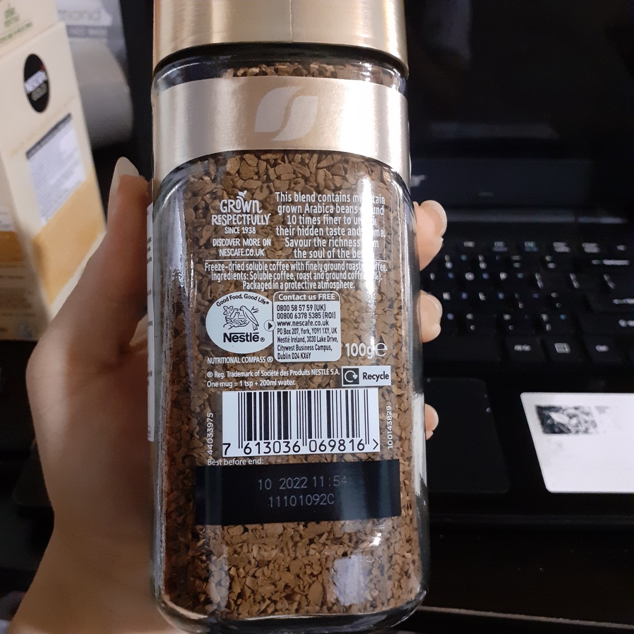 Nescafe Gold Blend nhập khẩu ANH